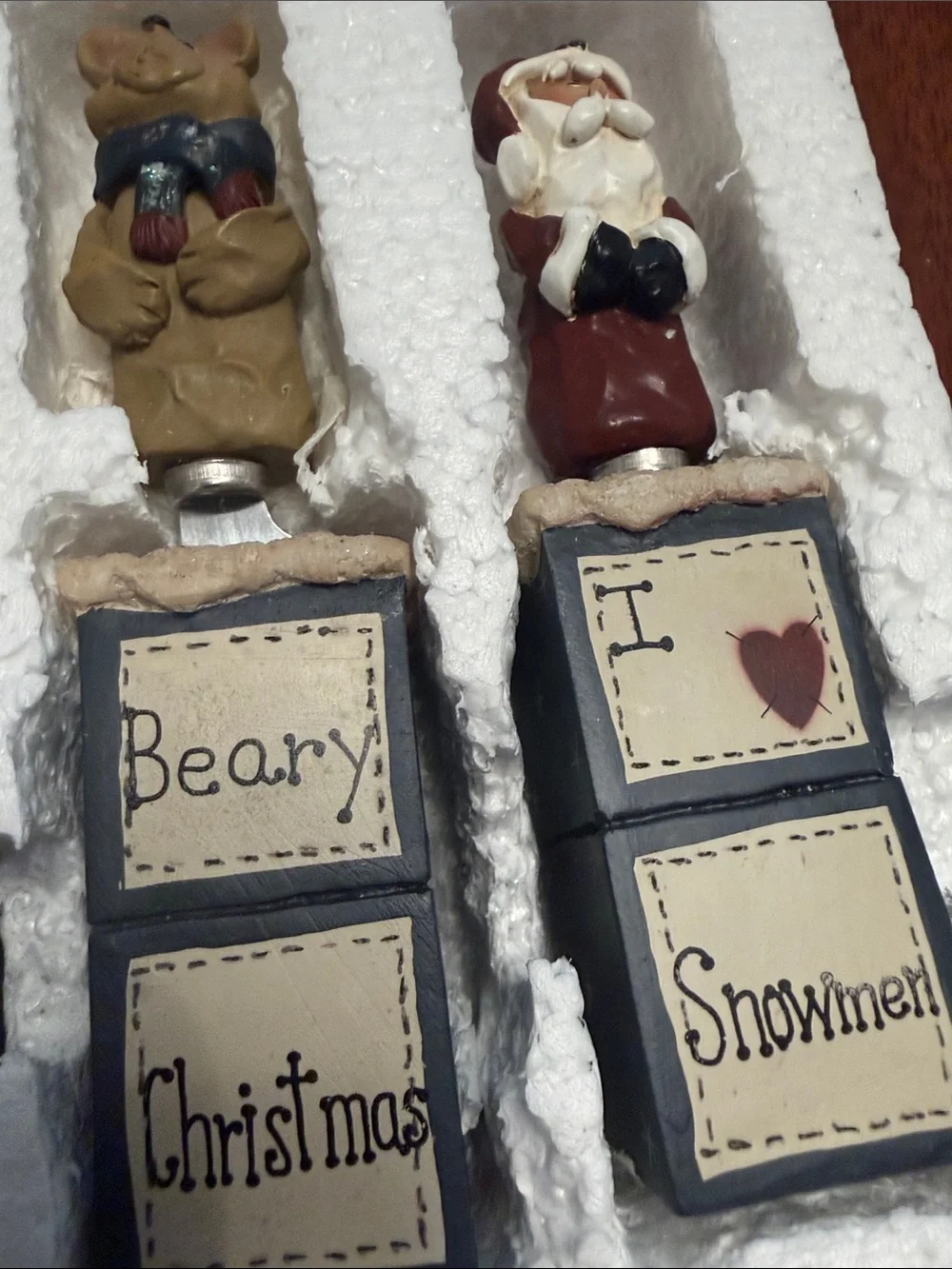 Holiday Ceramic butter spreader Set - set of 4 Holiday festive